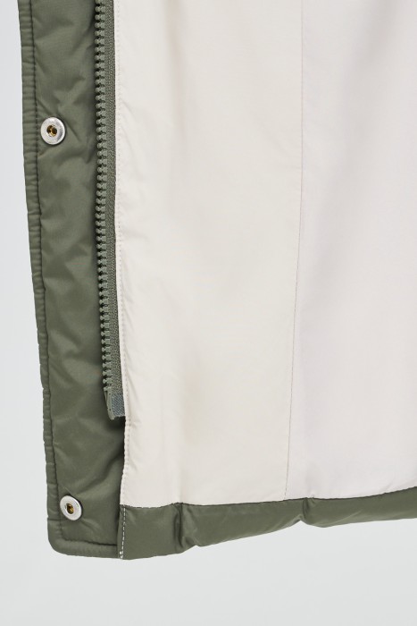 зимнее пальто с капюшоном по цене 8560 руб вид справа