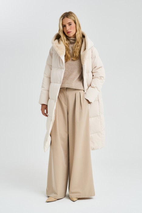 зимнее пальто с капюшоном 787848003 фотография