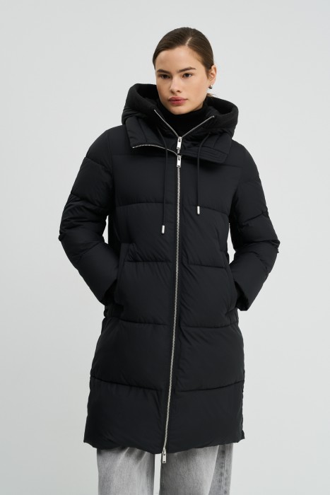 зимнее пальто с капюшоном 782583003 фотография