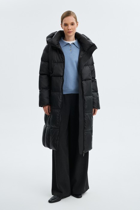 зимнее пальто с капюшоном 783383003 фотография