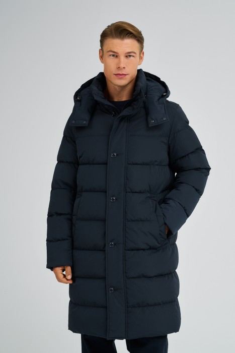 зимнее пальто с капюшоном 771135003 фотография