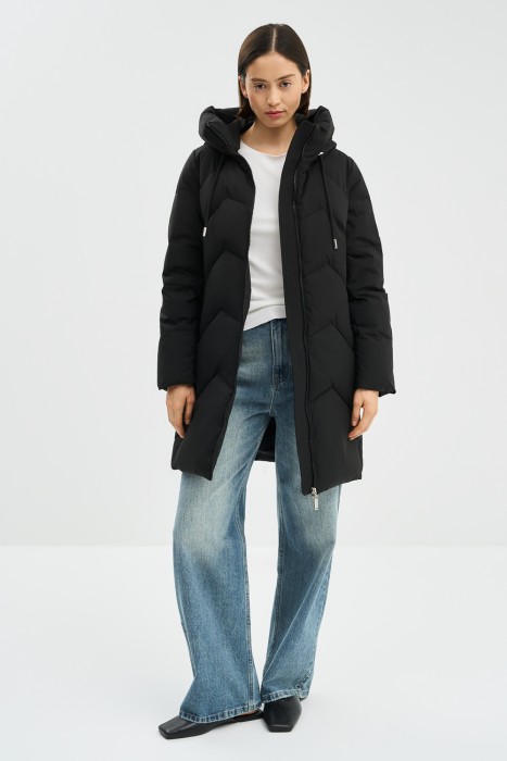 зимнее пальто с капюшоном 783386003 фотография