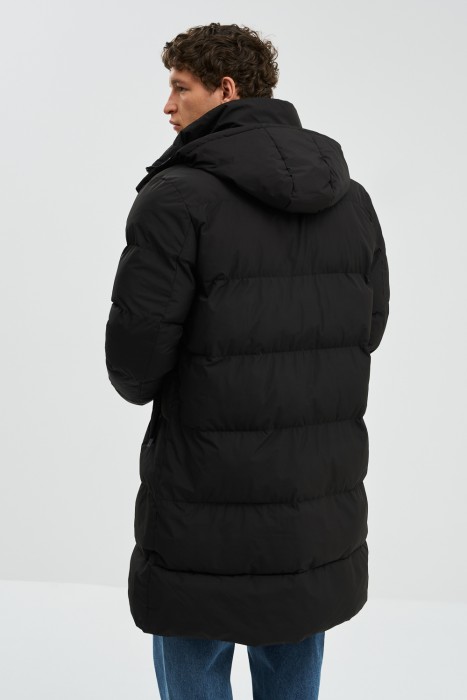 зимнее пальто с капюшоном по цене 3250 руб вид справа