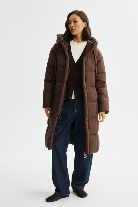 зимнее пальто с капюшоном 783521003 фотография