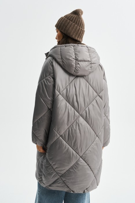 зимнее пальто с капюшоном по цене 6270 руб вид справа