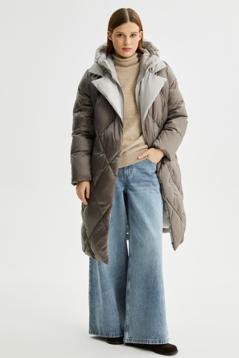 зимнее пальто с капюшоном 783469003 фотография