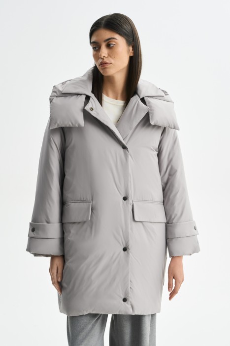 зимнее пальто с капюшоном 786752003 фотография