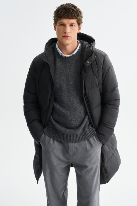 зимнее пальто с капюшоном 771141003 фотография