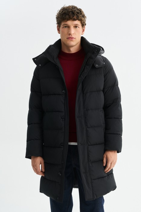 зимнее пальто с капюшоном 771136003 фотография