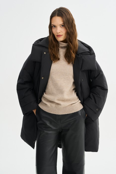 зимнее пальто с капюшоном 786756003 фотография