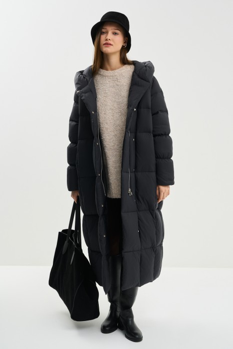 зимнее пальто с капюшоном 787843003 фотография