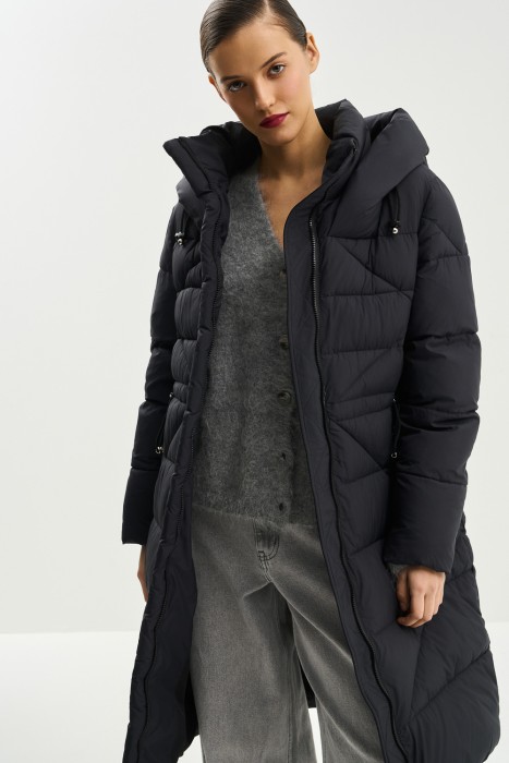 зимнее пальто с капюшоном 783517003 фотография