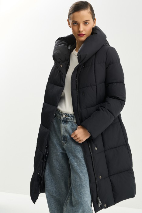 зимнее пальто с капюшоном 783464003 фотография