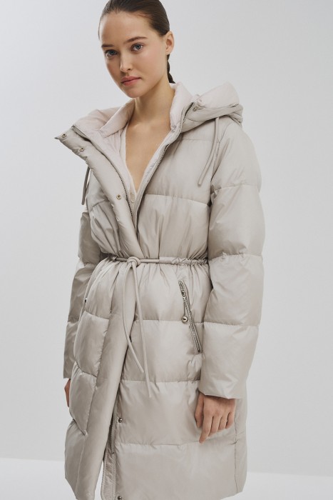 зимнее пальто с капюшоном 786771003 фотография