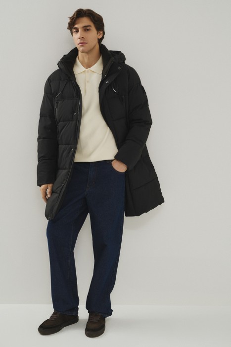 зимнее пальто с капюшоном 775708003 фотография