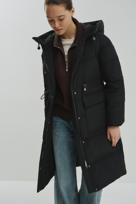 зимнее пальто с капюшоном 781272003 фотография