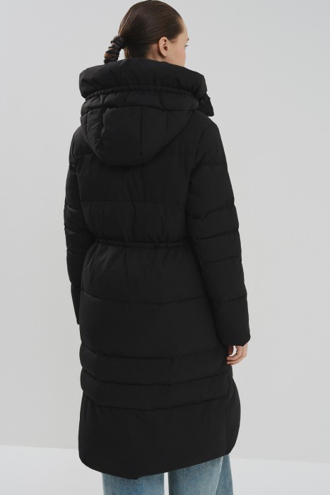 зимнее пальто с капюшоном по цене 5040 руб вид справа