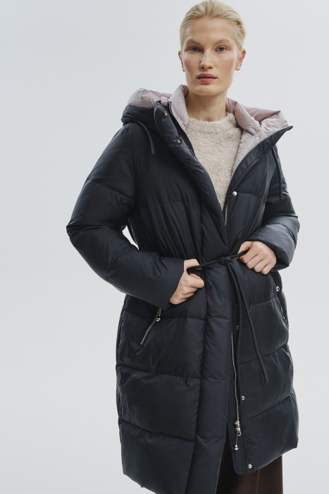 зимнее пальто с капюшоном 786753003 фотография