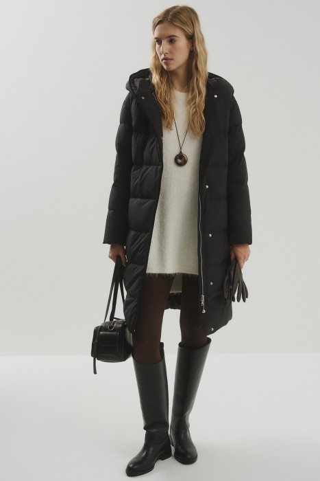 зимнее пальто с капюшоном 786769003 фотография