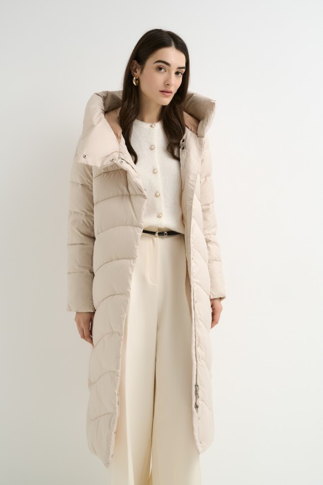 зимнее пальто с капюшоном 738288003 фотография