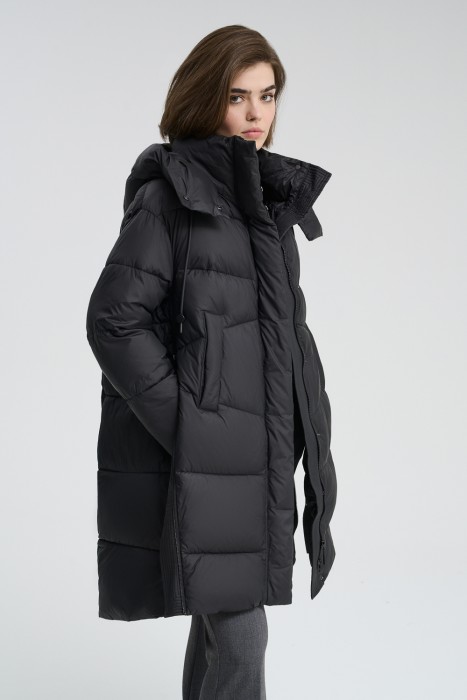 зимнее пальто с капюшоном 729500003 фотография