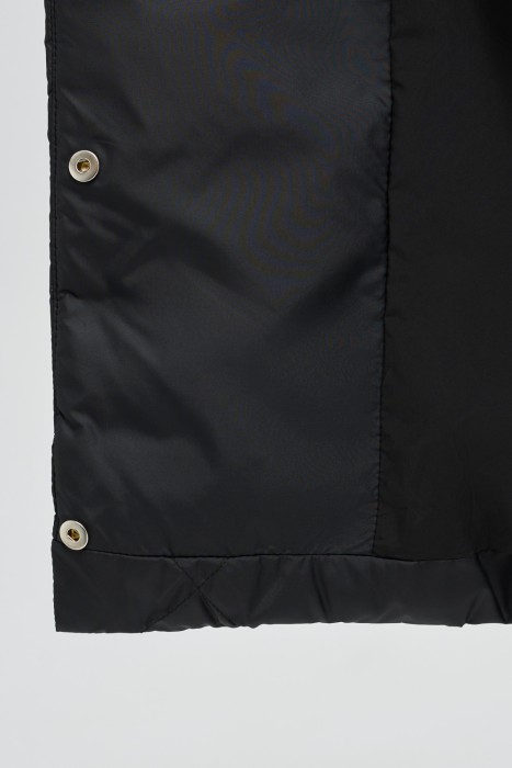 зимнее пальто с меховой отделкой из россии вид сбоку