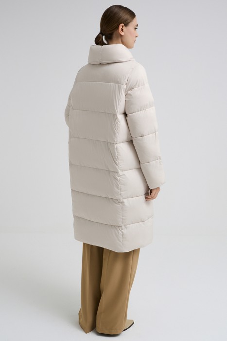 зимнее стеганое пальто по цене 4560 руб вид справа