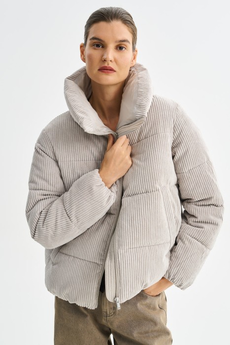 зимняя куртка из вельвета 774068003 фотография