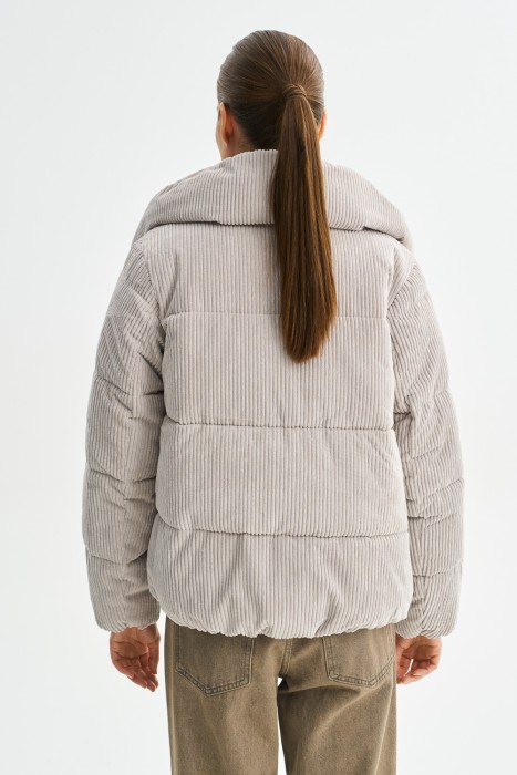 зимняя куртка из вельвета по цене 6110 руб вид справа