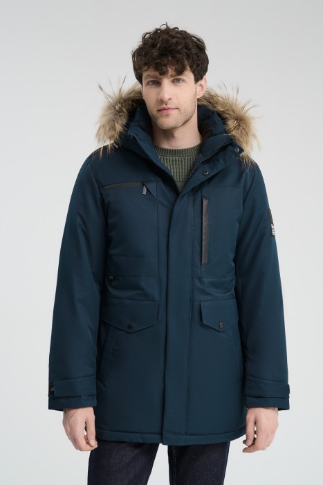 зимняя куртка с капюшоном 716087003 фотография