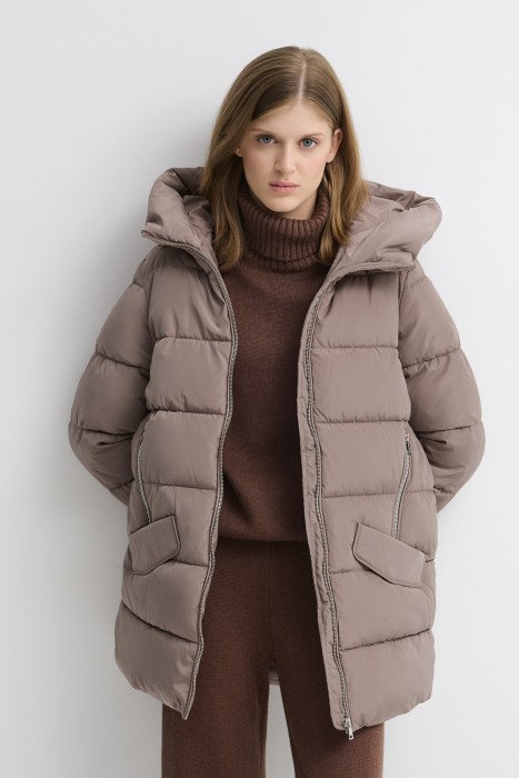 зимняя куртка с капюшоном 724476003 фотография