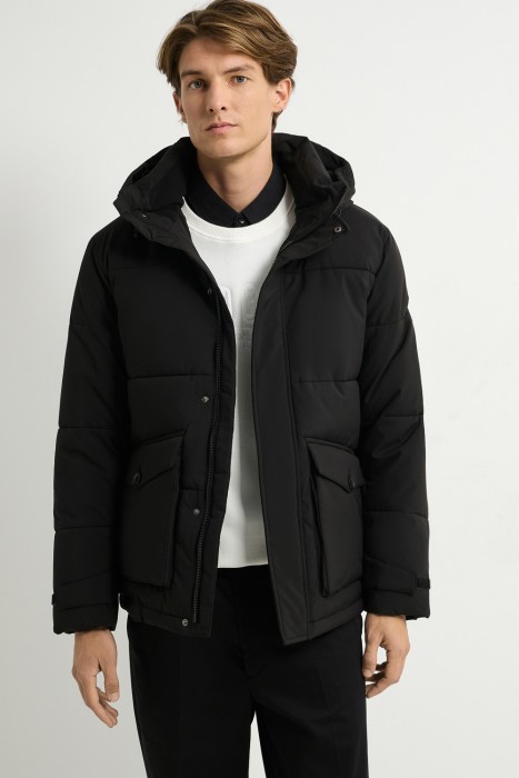 зимняя куртка с капюшоном 722001003 фотография