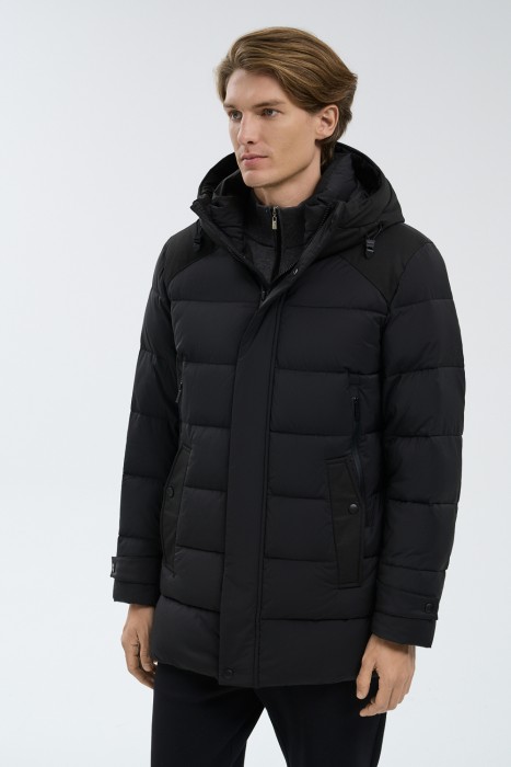 зимняя куртка с капюшоном 736112003 фотография