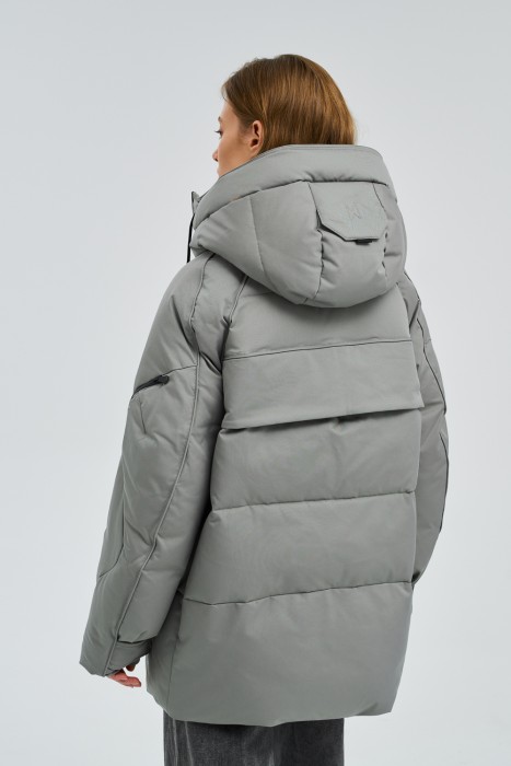 зимняя куртка с капюшоном по цене 7330 руб вид справа