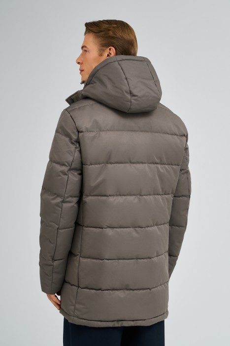 зимняя куртка с капюшоном по цене 6440 руб вид справа