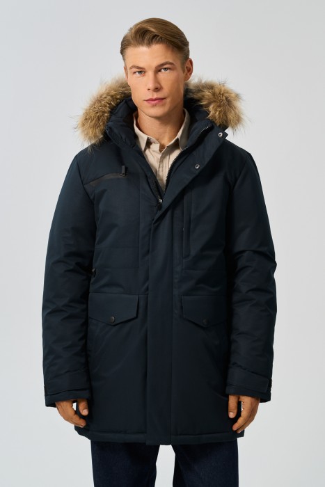 зимняя куртка с капюшоном 776118003 фотография