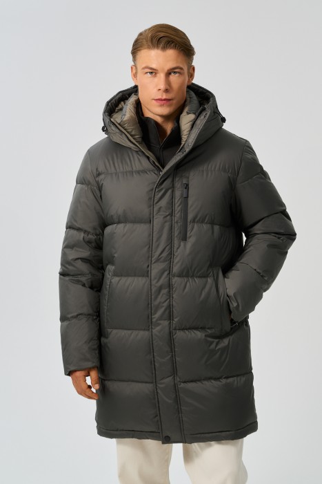 зимняя куртка с капюшоном 776125003 фотография