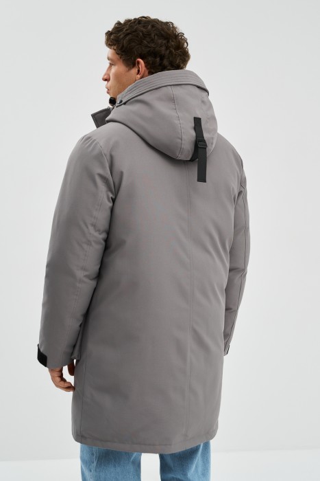 зимняя куртка с капюшоном по цене 7000 руб вид справа