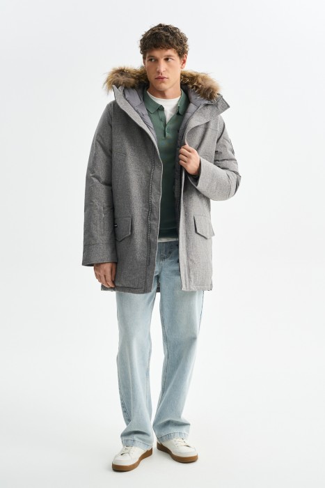 зимняя куртка с капюшоном 779877003 фотография