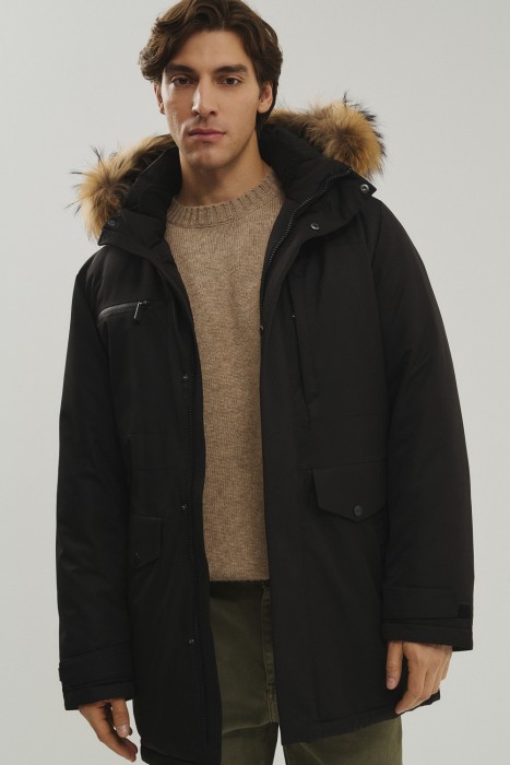 зимняя куртка с капюшоном 776121003 фотография