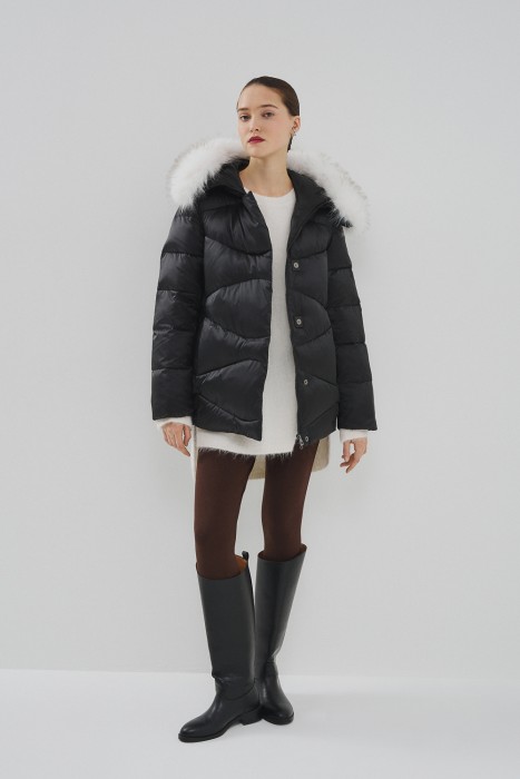 зимняя куртка с капюшоном 796625003 фотография