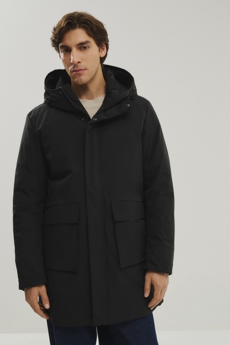 зимняя куртка с капюшоном по цене 3580 руб вид справа