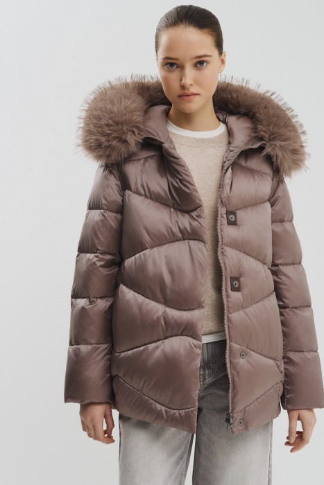 зимняя куртка с капюшоном 796626003 фотография