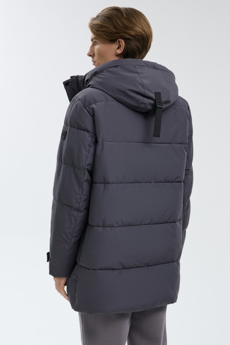 зимняя куртка с капюшоном по цене 4450 руб вид справа