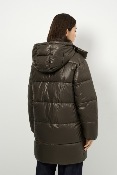 зимняя куртка с капюшоном по цене 2300 руб вид справа