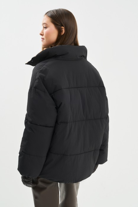 зимняя куртка с клетчатой подкладкой по цене 5370 руб вид справа