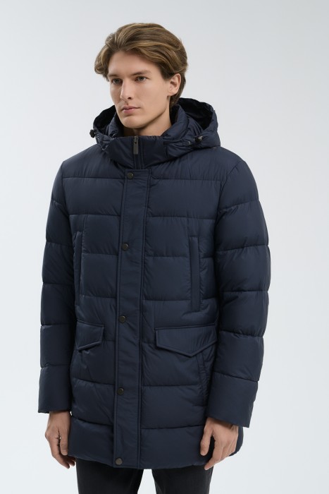 зимняя куртка с отделкой мехом енота по цене 7620 руб вид справа