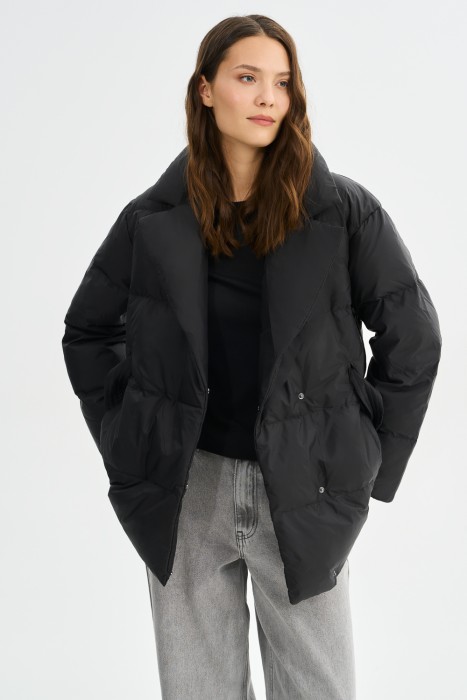 зимняя куртка с поясом 781067003 фотография