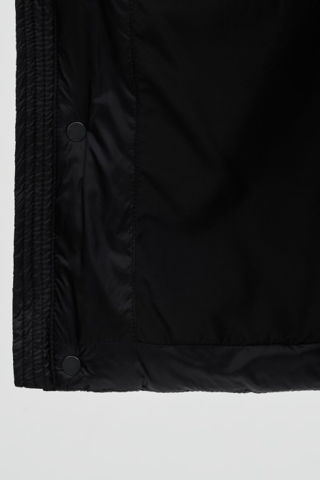 зимняя куртка с трикотажной вставкой из россии вид сбоку