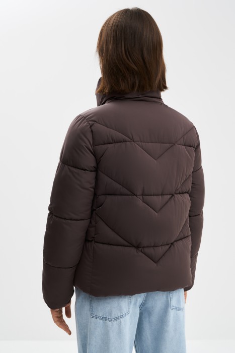 зимняя куртка с воротником-стойкой по цене 5120 руб вид справа